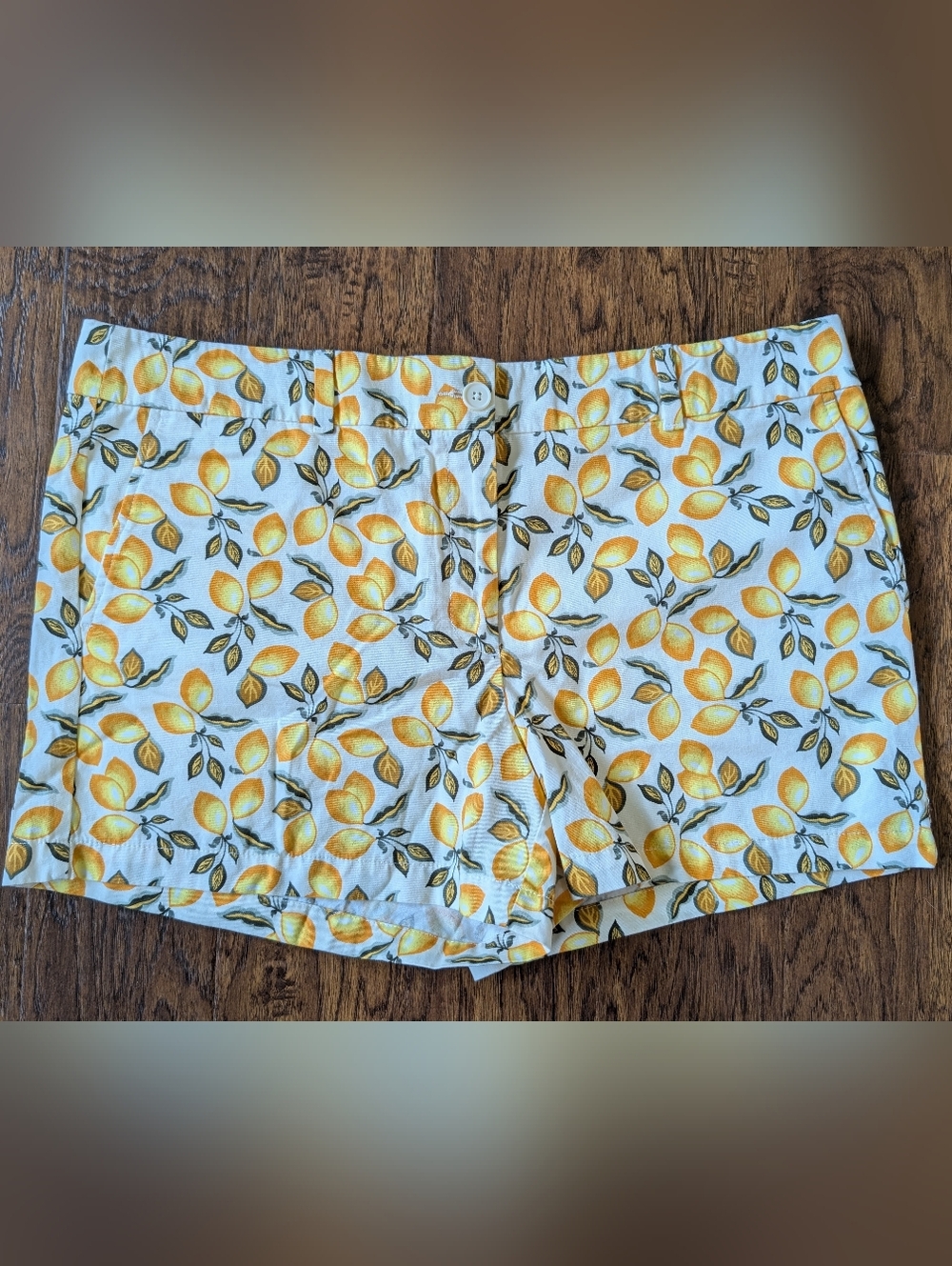 Loft outlet Lemon Print Chinos Size 16 4"Inseam NWT